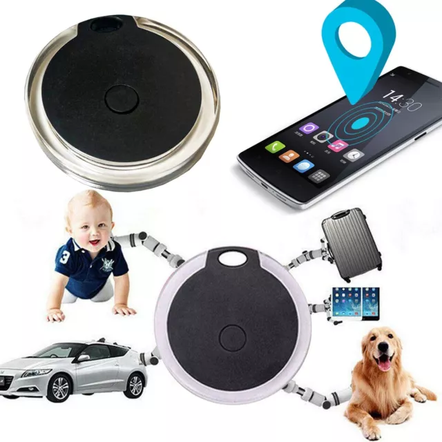 GPS Tracker Anti lost Alarm Bluetooth Key Finder Dog Locator Smart Tag Child DE