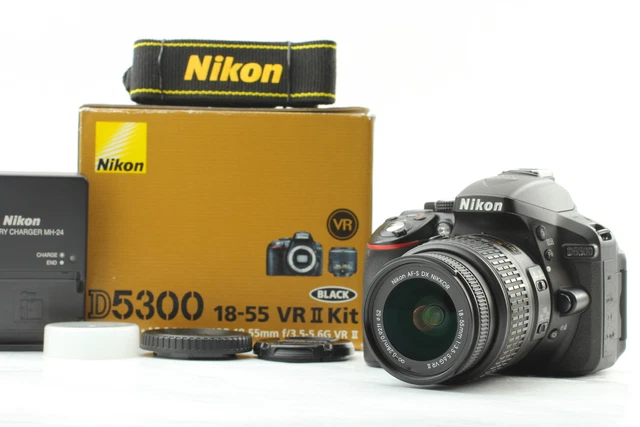 [Near MINT IN BOX] Nikon D D5300 AF-S DX NIKKOR18-55mm VR II Lens From JAPAN