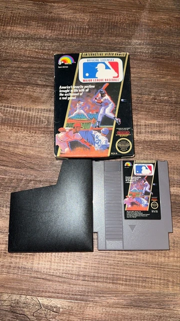 MLB Major League Baseball Nintendo NES with box