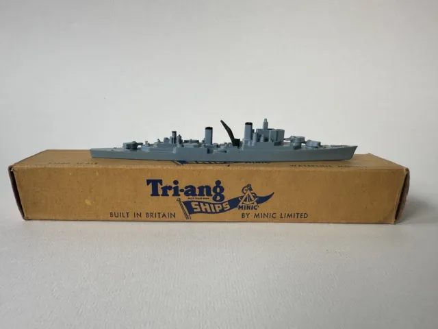 Tri-ang Ships Minic M761 HMS SWIFTSURE 1:1200 Scale Vintage Collectable Model