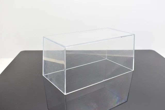 NHQZ Vitrine Acrylique 30x20x15 Cm – Pour Minifigurines, Voitures 1/18, Figurines Collection