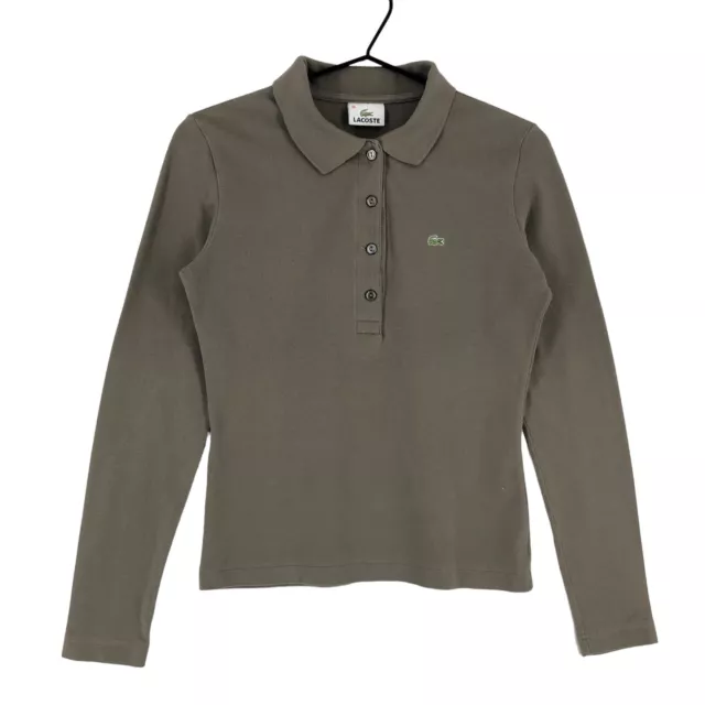 Lacoste Rollkragen Top Pullover Frauen Größe 38 - M