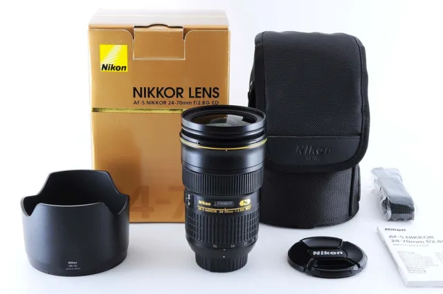 [Near MINT in Box] Nikon AF-S NIKKOR 24-70mm f/2.8 G ED IF SWM Lens From JAPAN