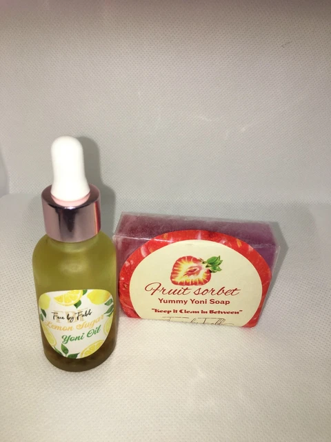 Jabón De Frutas Sorbete Yoni Y Azúcar Limón Aceite Yoni (+