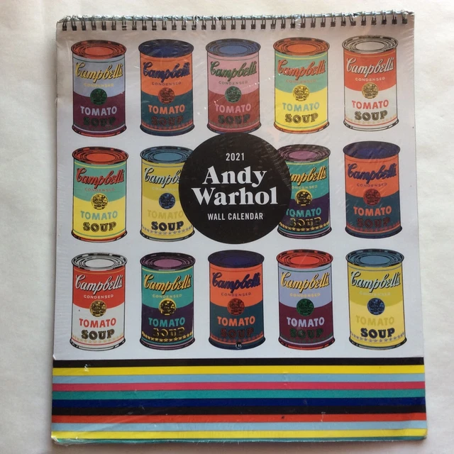 **ANDY WARHOL 2021 Tiered Wall Calendar 35.99 PicClick