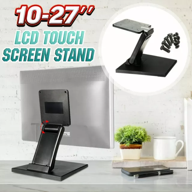 10''-27'' Touch Screen LCD Display Stand Tilt Mounted VESA Fold Monitor Holder