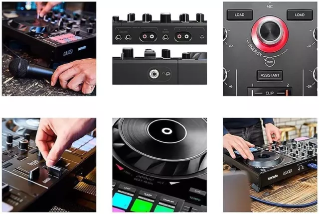 Hercules DJControl Inpulse 500 - 2-Deck DJ-USB-Controller Serato DJ Lite DJUCED 3