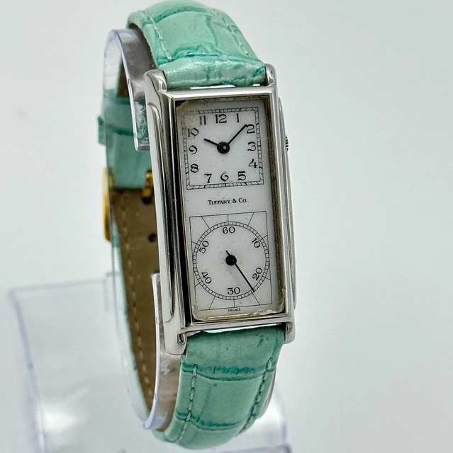 VINTAGE EMERICH MEERSON TIFFANY & CO Swiss Quartz Double Dial Watch