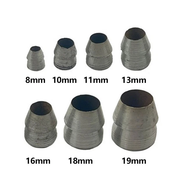 2pcs 8-19mm Rond Acier Marteau Poignée Compensé Fixé Anse Prévenir