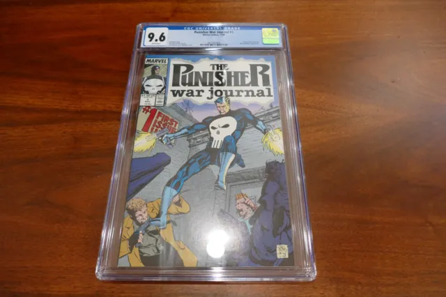 The Punisher War Journal #1 CGC 9.6 NM+ Origin Story & Jim Lee Art