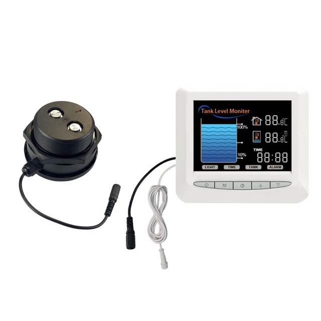 Wireless Ultrasonic Liquid Level Sensor with Water pump Automatic Controller