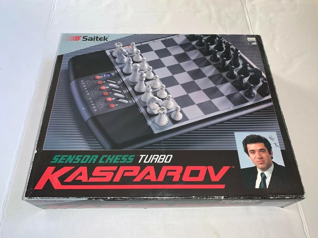 SAITEK SENSOR CHESS Turbo Kasparov Vintage Electronic Computer Fully ...