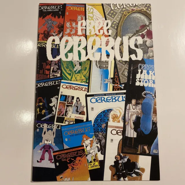 * FREE CEREBUS * Aardvark Comics 1992 … Very Fine VF