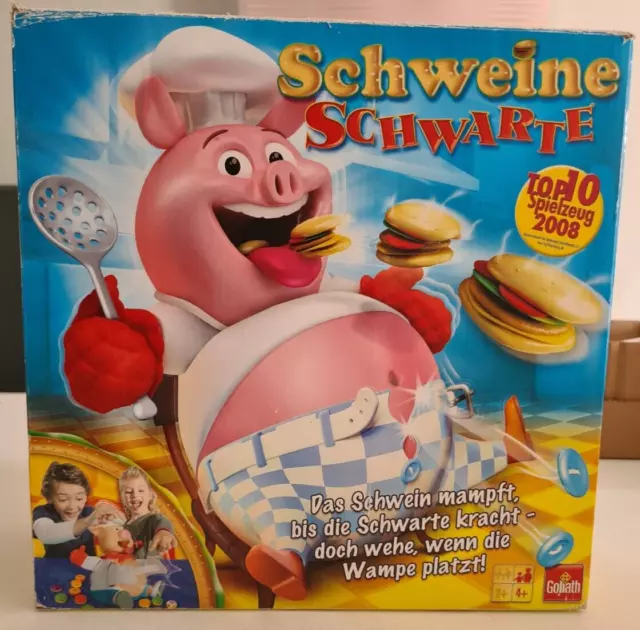 Goliath Spielzeug Schweine Schwarte lustiges Kinderspiel komplett ab 4 Jahre