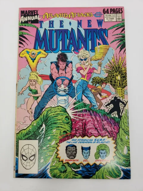 Marvel Comics The New Mutants Annual (Vol.1) # 5 - Marvel Comics Group 1989