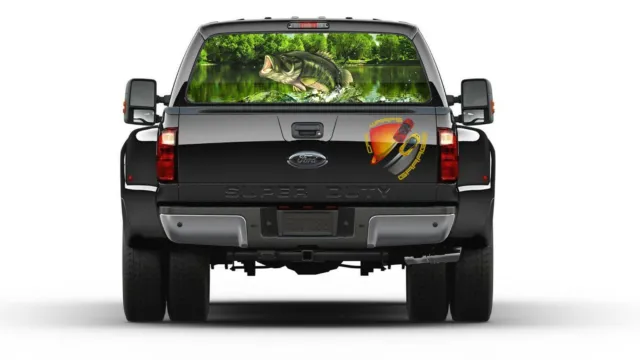 LARGE MOUTH BASS Fish sticker graphic decal window Wall golf cart Fishing  Decals $12.35 - PicClick