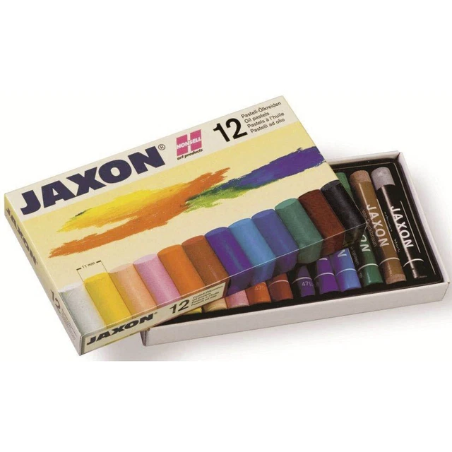 JAXON 47412 Ölkreide farbsortiert 12 St.