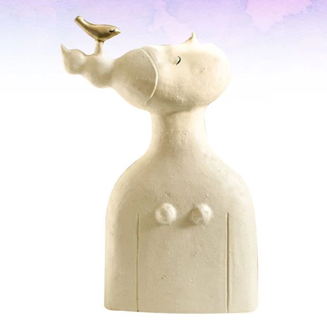 Ragazze e uccellini design decorazione desktop statua artigianato delicato artigianato orno