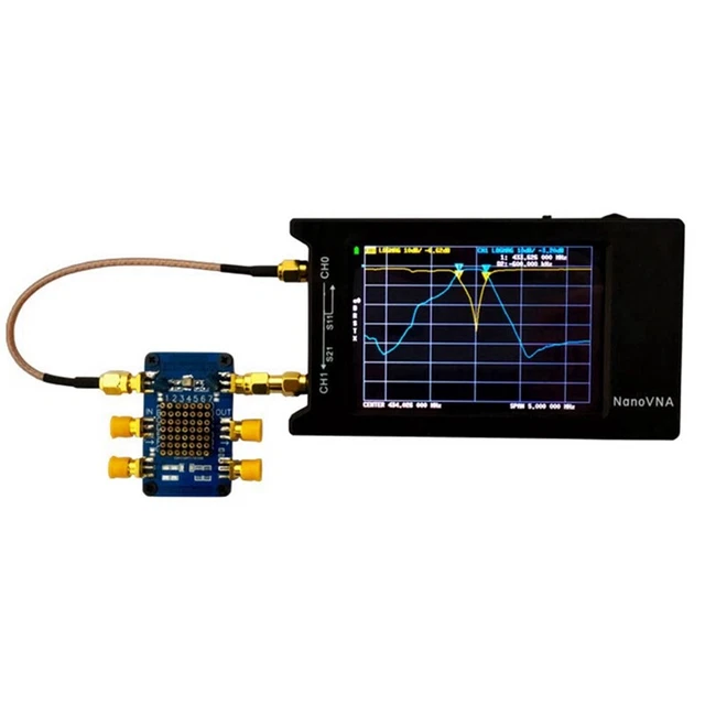 NanoVNA Testboard Kit VNA Test Demoboard Vector Network Analyzer Testboard Testboard R1E7