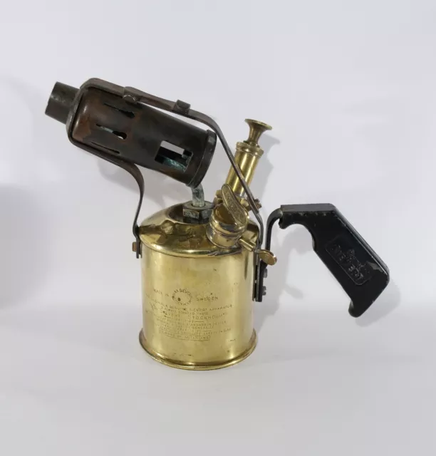 Brass BLOW LAMP / TORCH MAX SIEVERT Vintage Original Tool 16542 Stunning Item