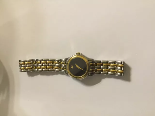 Movado - 81 E4 9812 - Bicolore - Inox - Quadrante museo - Orologio da donna
