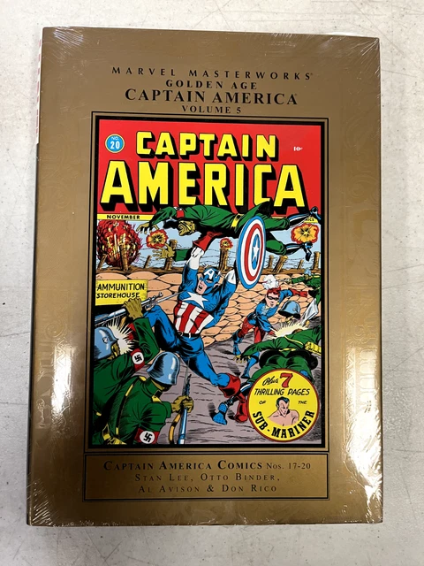Marvel Masterworks Golden Age Captain America Vol 5 - HC Human Torch SubMariner