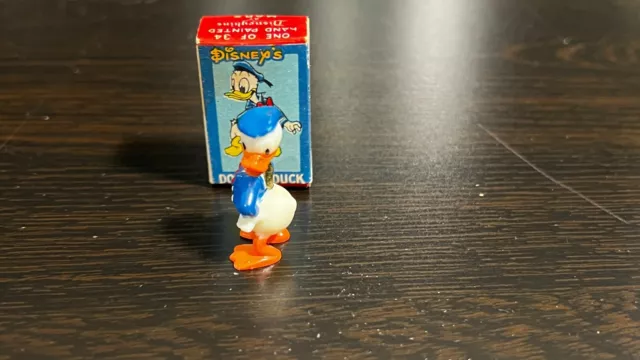Vintage Marx Disneykins - Donald Duck Figure + Box | Wdp Hand Painted #1 2