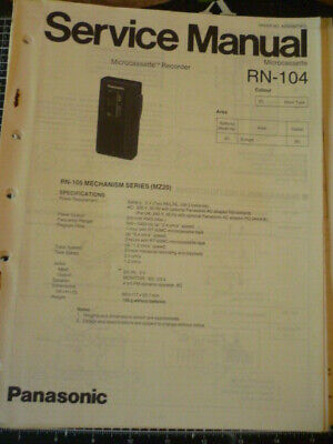 Panasonic RN-104 Microcassette Recorder 