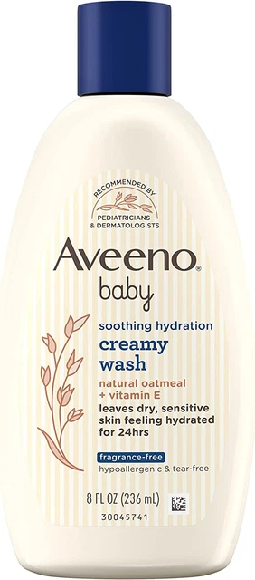 Aveeno Baby Soothing Hydration Creamy Body Wash with Natural Oatmeal, Baby Bath
