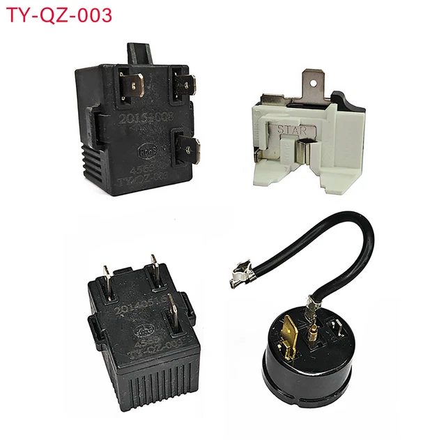 Relais Démarreur PTC QPE2-A15MD3 Pour Compresseur Réfrigérateur/congélateur - 6 Broches - Pièce De Rechange