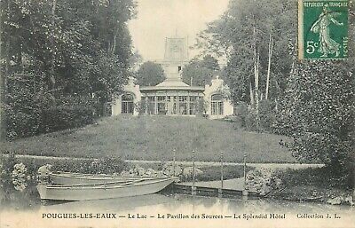 58 pougues-les-Eaux lake pavilion sources splendid hotel