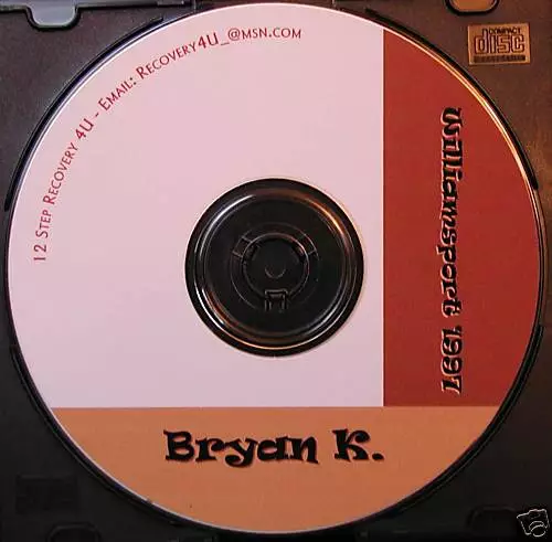 NA - Narcotics Anonymous 12 Step Speaker CD - Bryan K.