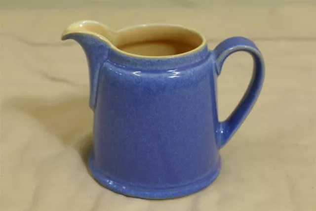 DENBY England JUICE Berry Blue/Lemon Yellow 4" CREAMER PITCHER - NEW