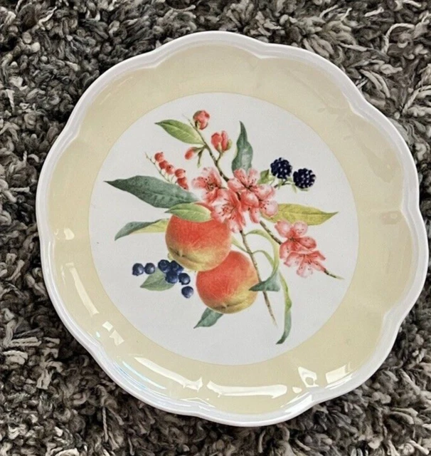 NWT Lenox Orchard in Bloom Peach Blossom Accent Luncheon Plate 9"