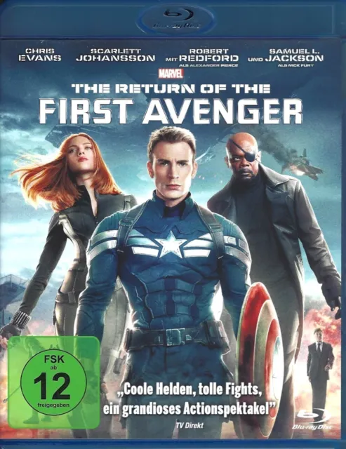 THE RETURN OF THE FIRST AVENGER - Marvel Action - Blu Ray - Neuwertig