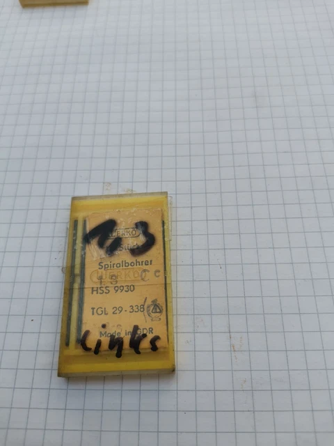 10 Werkö Linksbohrer 1,3mm.