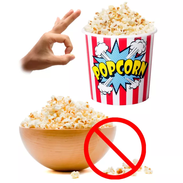 Set Cups Of Popcorn Of Corn 14x12cm Palomitero Pro Capacity Popcorn Pochoclo 2