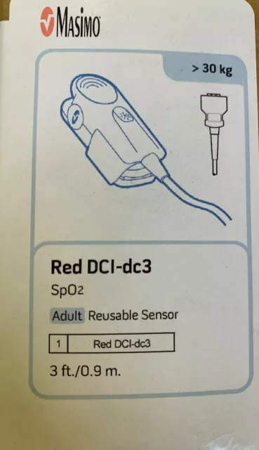 Masimo Red 2053 DCI-dc3 SpO²-Fingersensor für Kinder & Erwachsene