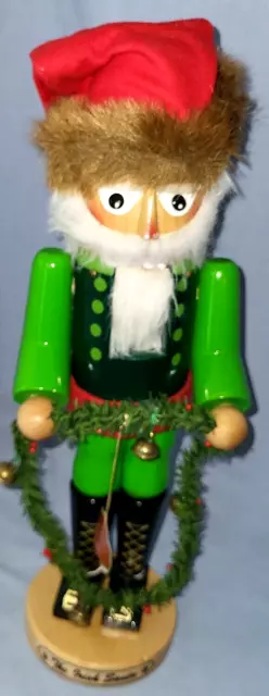 Vintage Steinbach Wood Nutcracker The Irish Santa