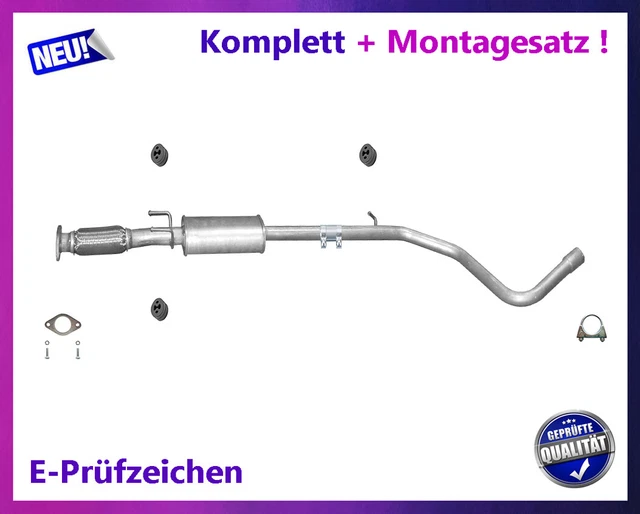 Mittelschalldämpfer Auspuff Mitte Mitteltopf Für Lacetti Nubira 1,4 1,6