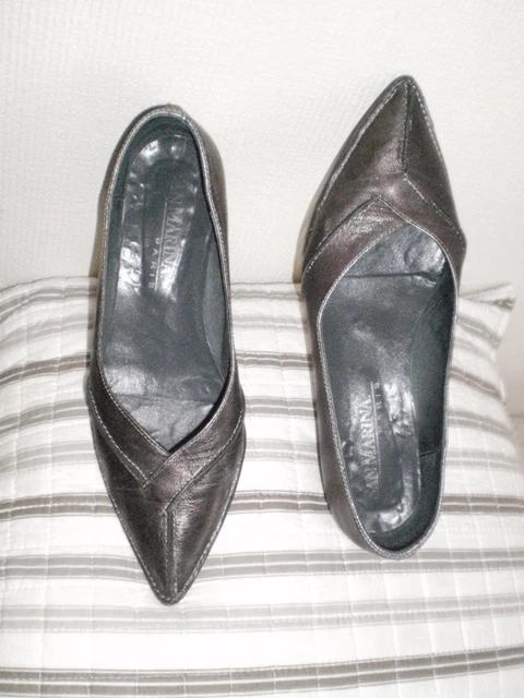 Escarpins De Mariage Tout Cuir SAN MARINA - Modèle LABRIDE Couleur Ivoire - Talons élégants Pour Cérémonie - Pointure 37