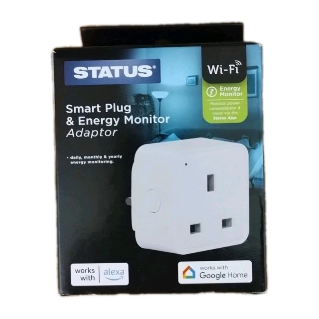STATUS SMART PLUG & Energy Monitor Adapter White Brand New £9.95 ...