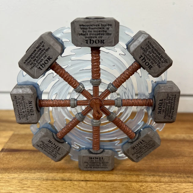 MARVEL LEGENDS THOR Ragnarok Deluxe SPINNING MJOLNIR Hammer custom