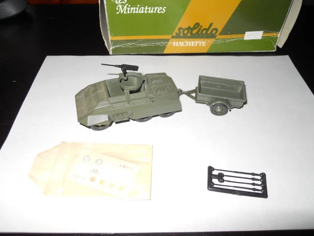 Solido 1:50 - 1 - Véhicule militaire miniature - Combat Car M 20 - Fabriqué en France