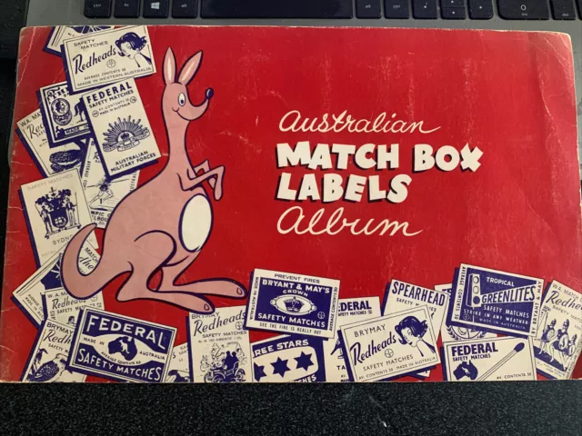 Australia NRL Players 1975 Matchbox Labels x 35 in Album...SCARCE!
