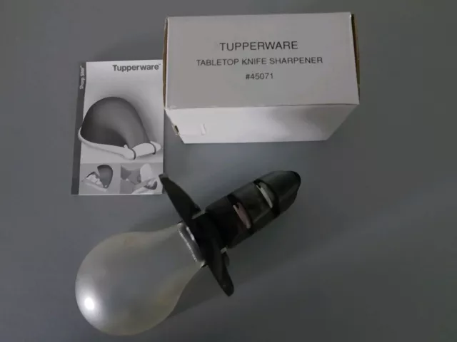 Tupperware Tabletop Knife Sharpener #45071 NEW