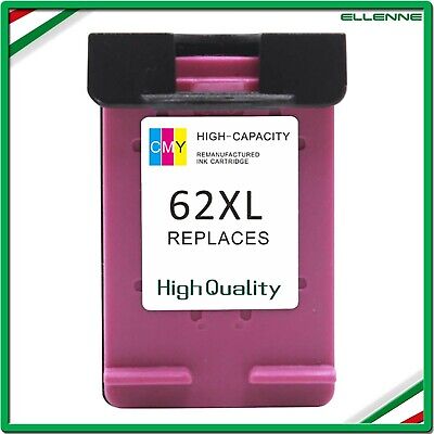 ✅ Cartuccia Compatibile Hp 62 Xl Colore Stampante Deskjet 5640 5600 5644 7600 ✅