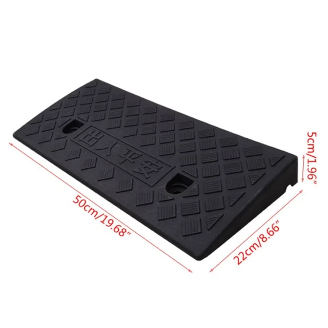 Reductor de velocidad con rampa de acceso para automóvil motocicleta altura 5 cm