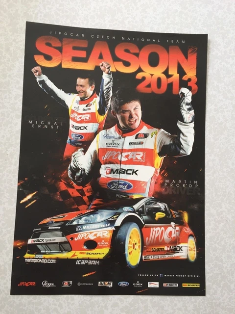 Poster Rarität mit Autogramm Colin McRae - Safari Rallye Sieg Ford
