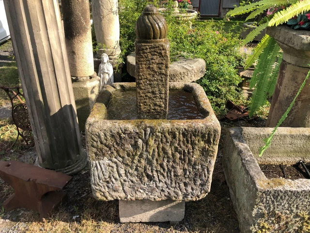Alte / Historische Brunnen, Sandsteinbrunnen, Steinbrunnen, Deko, TOP